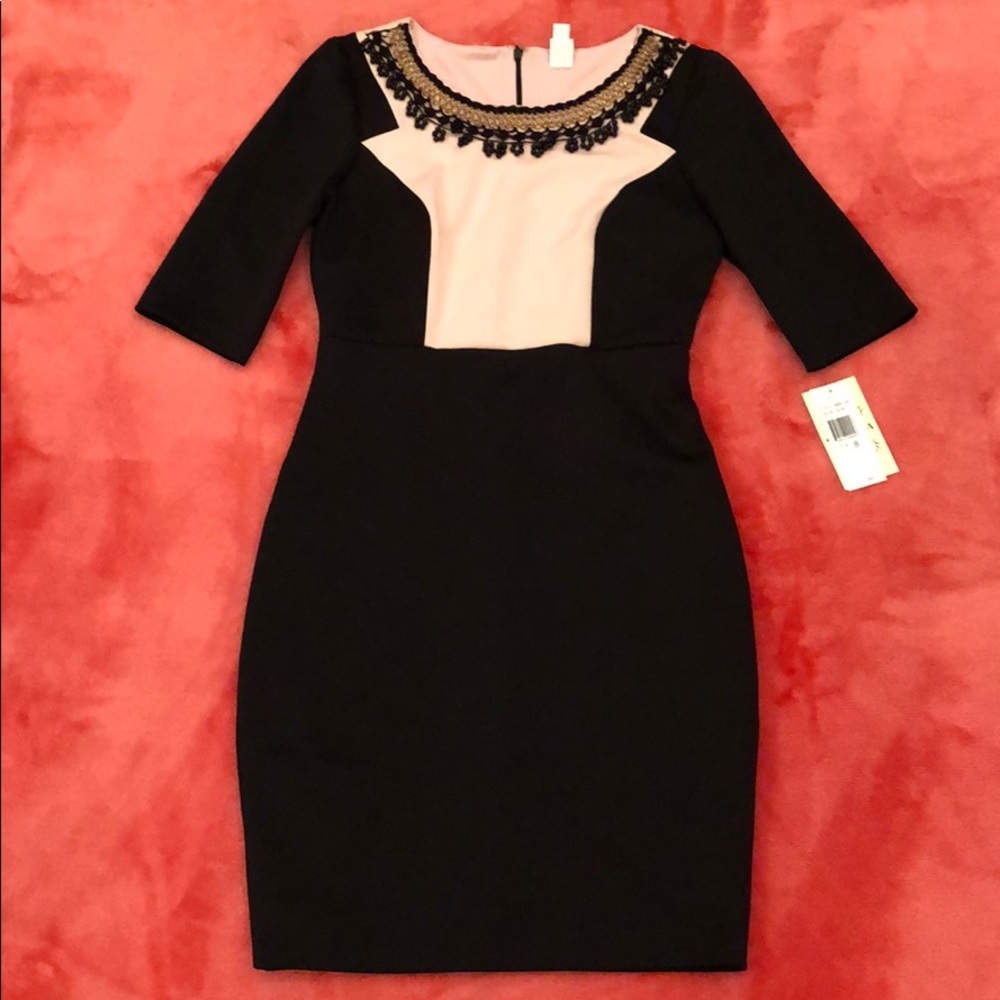 Pink & Black Sangria Dress
